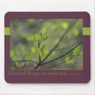 Mousepad 2 Corinthians 5:17 Atenção, todas as coisas estão