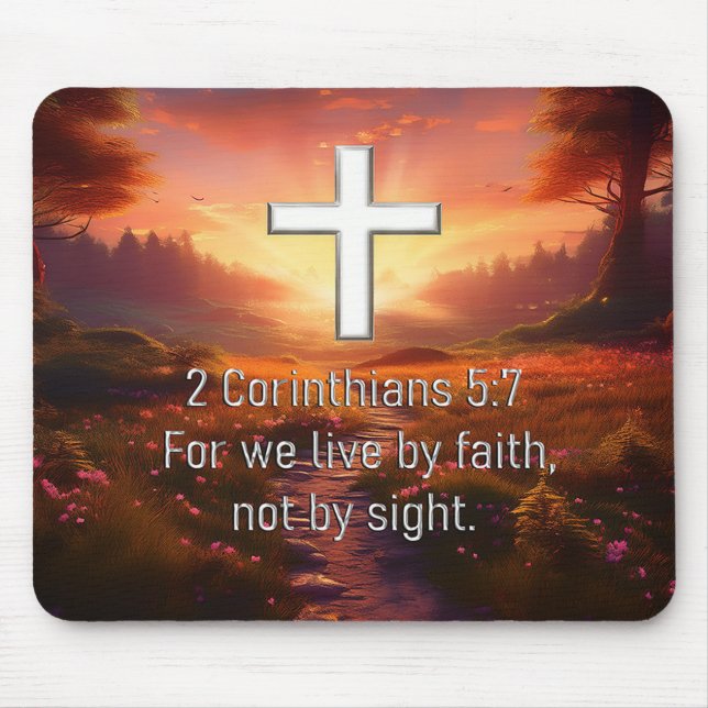 Mousepad 2 Corintianos 5:7 (Frente)