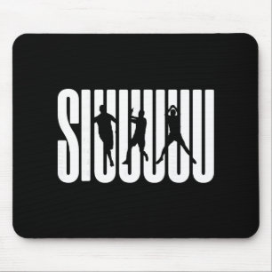 Mousepad (2 Lados) Siuuu Amantes do Futebol Presente Para o