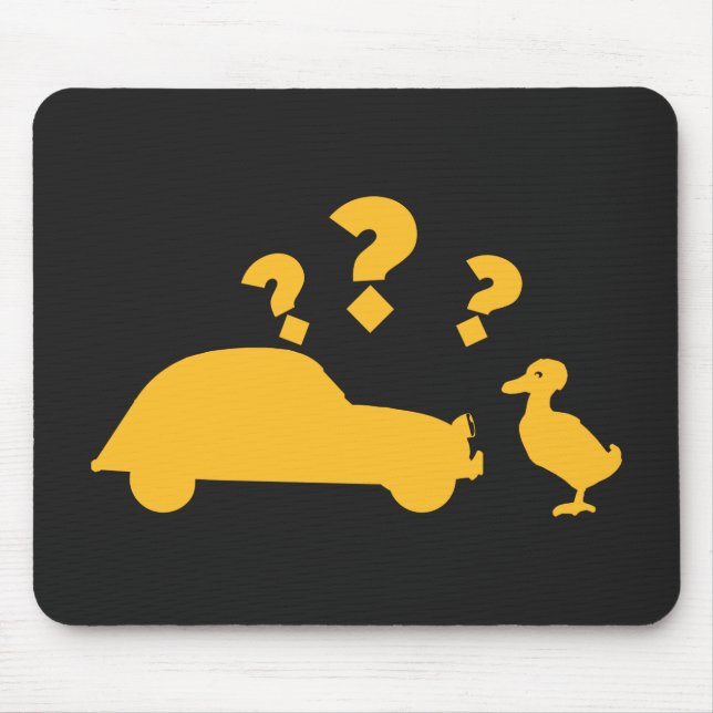 Mousepad 2CV Deux Chevaux Conhece o Pato Amarelo (Frente)