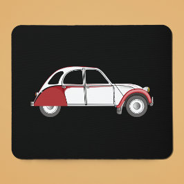 Mousepad 2CV Deux Chevaux Dolly Oldtimer Vermelho