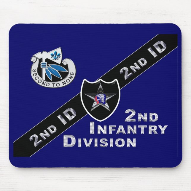 Mousepad 2nd Infantry Division  (Frente)