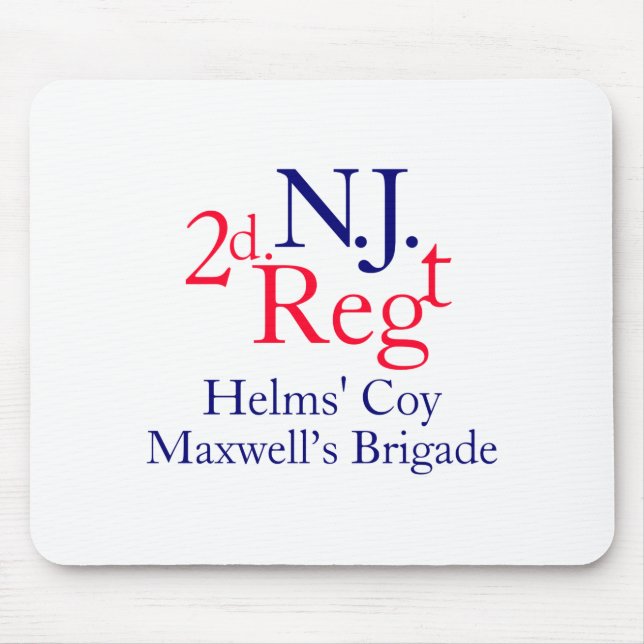 Mousepad 2nd New Jersey Regiment  (Frente)