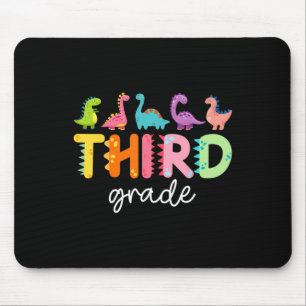 Mousepad 3º ano dinossauro volta às aulas primeiro dia de a