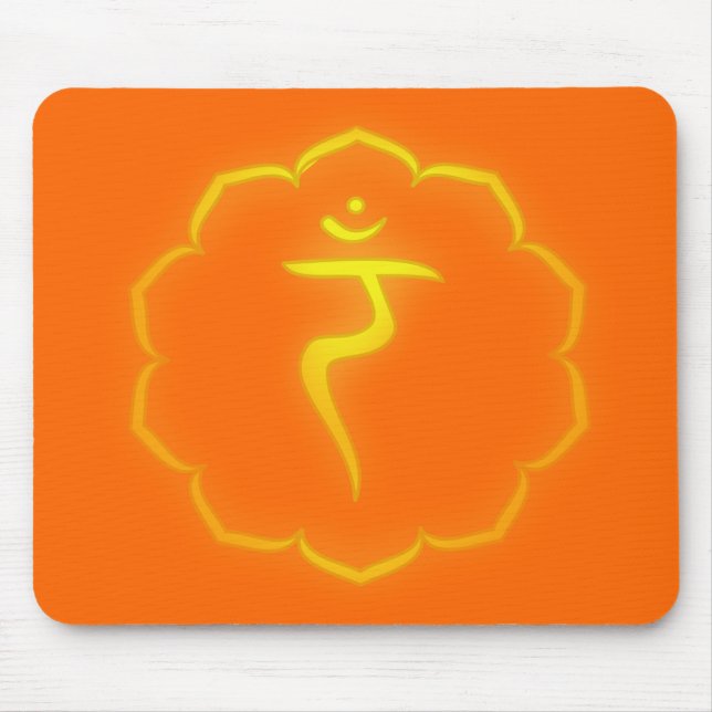 Mousepad 3º Chakra, "tencioso" - Múrpura (Frente)