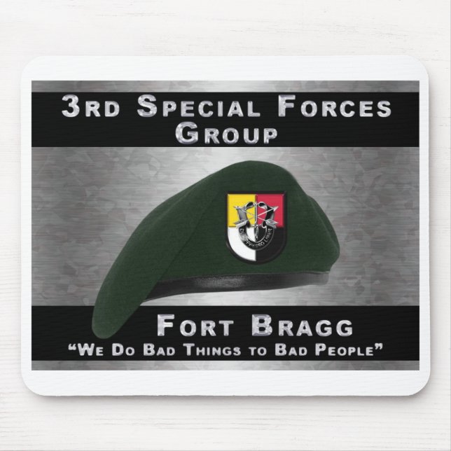 Mousepad 3º Grupo de Forças Especiais Tapete de Rato de Pre (Frente)