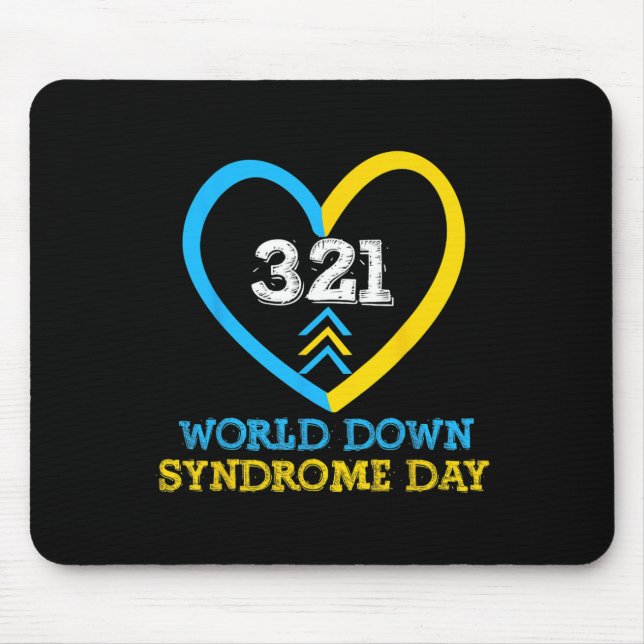 Mousepad 321 Dia Mundial da Síndrome de Down  (Frente)