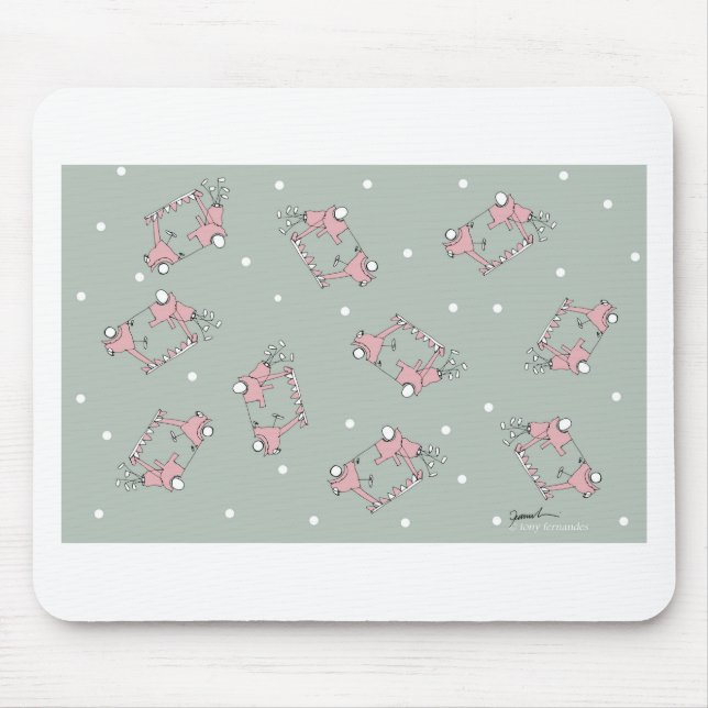 Mousepad 35) Design do golfe de Tony Fernandes (Frente)