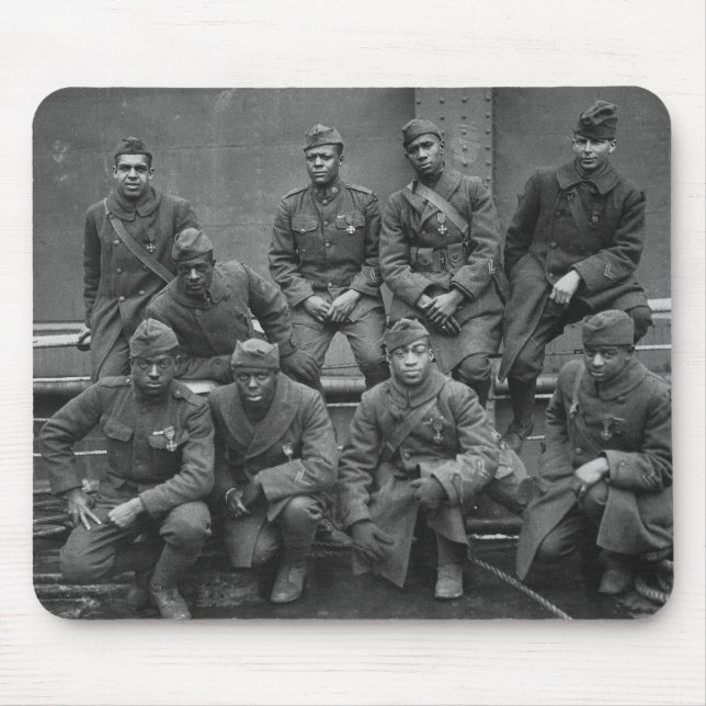 Mousepad 369th Guarda nacional Harlem Hellfighters de New (Frente)