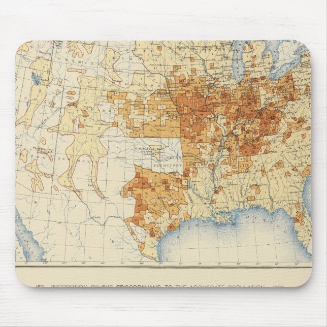 Mousepad 39 Discípulos de Cristos, Episcopais 1890 (Frente)