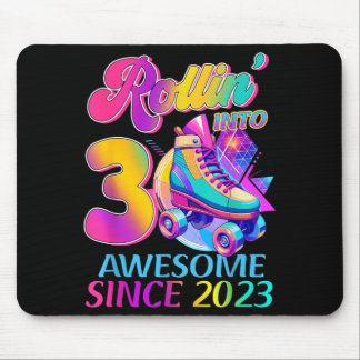 Mousepad 3 Anos Incrível Desde 2023 Tema de Hockey Aniversá