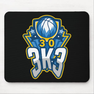 Mousepad 3 K 3 Point Basball Record 3000 Três Ponteiros