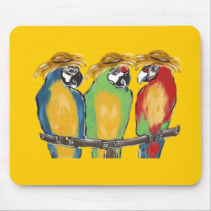 Mousepad 3 Papagaios