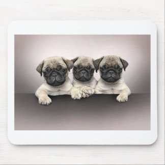 Mousepad 3 Pug bonito Pippies