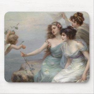 Mousepad 3 senhoras e anjos