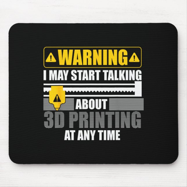 Mousepad 3d Printing Art For Men Women 3d Printer Lover 3d  (Frente)