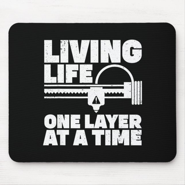 Mousepad 3d Printing Art For Men Women 3d Printer Lover 3d  (Frente)