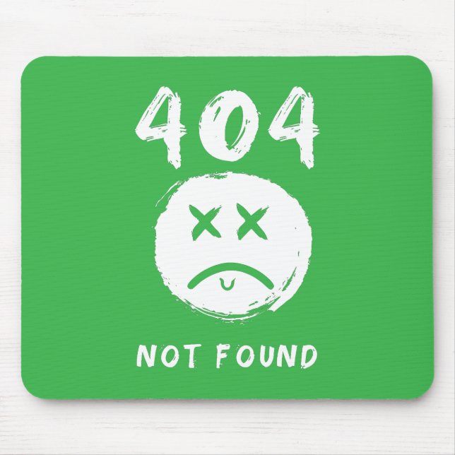 Mousepad 404 Não Encontrado (Frente)