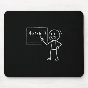 Mousepad 41 67 Meme 41 67 Engraçado Professor de Matemática