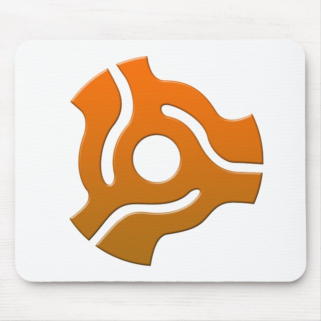 Mousepad 45 adaptador - disco-jóquei do DJ do registro de (Frente)