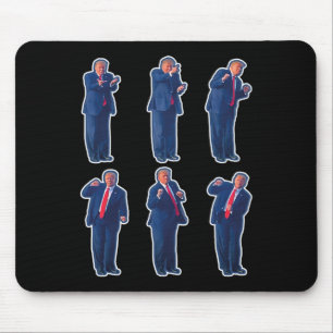 Mousepad 45 Presidente Dançarino Donald J Trump 2024 Nunca