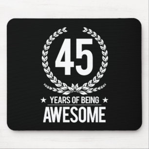 Mousepad 45th Aniversário (45 anos de ser impressionantes)