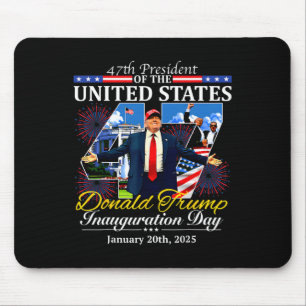 Mousepad 47 Dia da Inauguração do Presidente Donald Trump 2