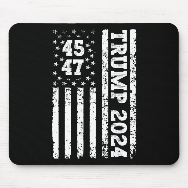 Mousepad 47 Trump 2024 American Flag 2 (Frente)
