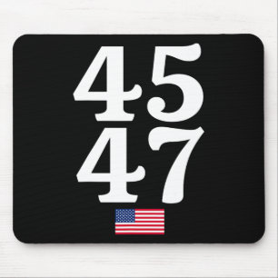 Mousepad 47 Trump 2024 Bandeira Americana