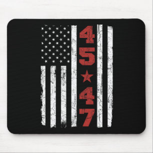 Mousepad 47 Trump Vintage Estados Unidos Flag 2024 Presiden