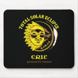 Mousepad 4.08.24 Eclipse Solar Total 2024 Erie Pensilvânia