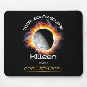 Mousepad 4.08.24 Eclipse Solar Total 2024 Killeen Texas