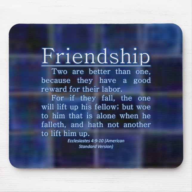 Mousepad 4:9 de Ecclesiastes - 10 (Frente)