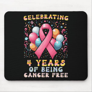 Mousepad 4 Anos De Cancer Da Mama Sem Cancer