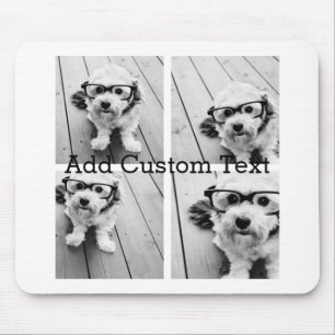 Mousepad 4 Colagem de fotos - você pode mudar a cor de fun