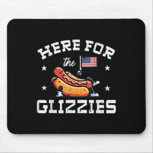 Mousepad 4 De Julho Aqui Para Glizzies Hotdog Patriot Men W
