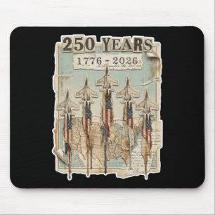 Mousepad 4 De Julho Bandeira Americana Vintage 250 Anos 177