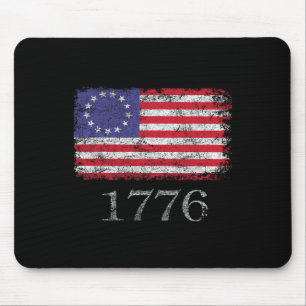 Mousepad 4 De Julho, Camisa Americana Betsy Ross 1776