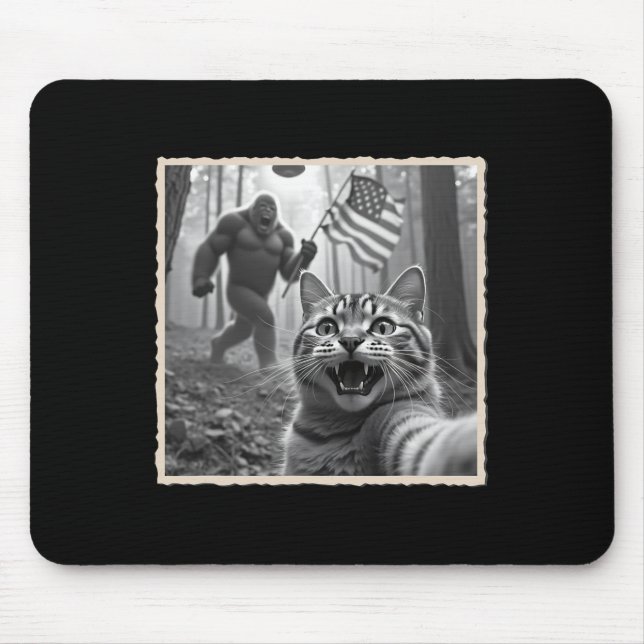 Mousepad 4 De Julho Pé Grande E Sasquatch (Frente)