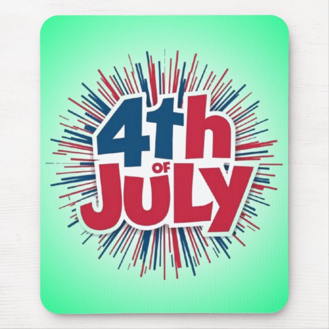 Mousepad 4 de julho Sublimation-98146 (Frente)