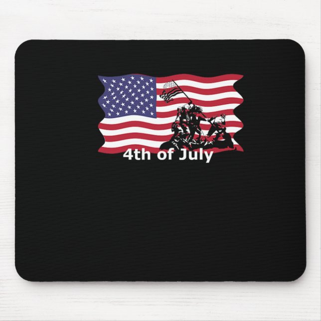 Mousepad 4 De Julho T Shirts Iwo Jima (Frente)