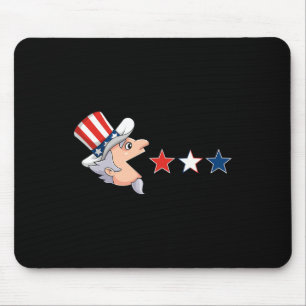 Mousepad 4 de julho Tio Sam American Stars Divertimento Gar