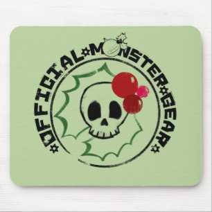 Mousepad 4 monstro pequenos - logotipo 2 do feriado de