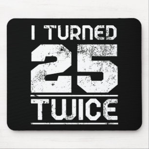 Mousepad 50º aniversário engraçado