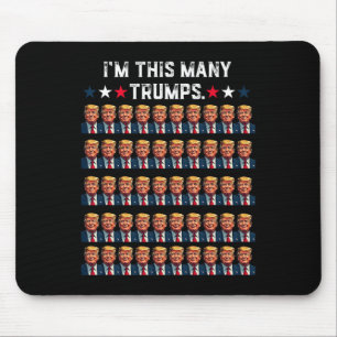 Mousepad 50º Aniversário Eu sou tantas Trumps para Trump Su
