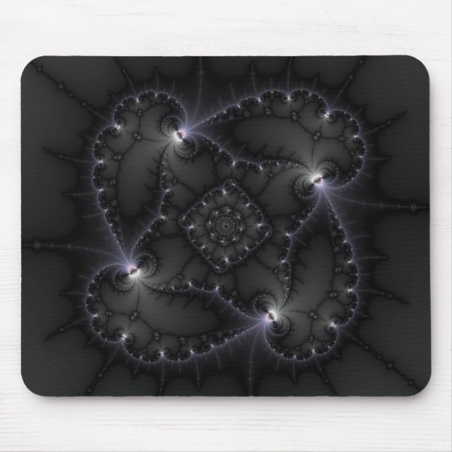 Mousepad 50 Formas De Cinzas - Arte Fractal (Frente)