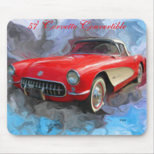 Mousepad 57' tapete do rato do Convertible de Corveta
