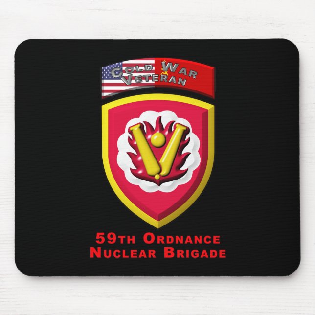 Mousepad 59ª Brigada de Material Bélico “Dissuasão Nuclear  (Frente)