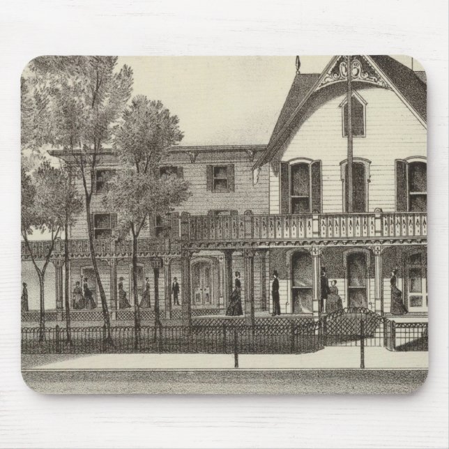 Mousepad 5 Avenue House, Ocean Beach, NJ (Frente)