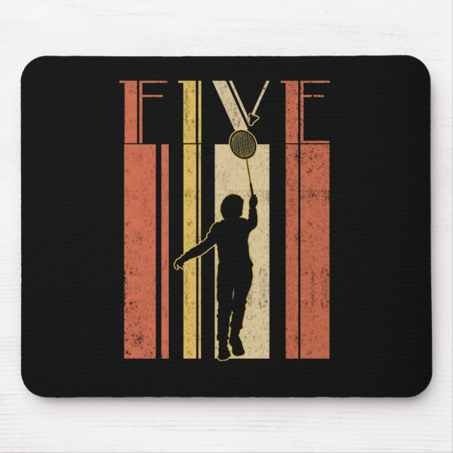 Mousepad 5 Birthday Badminton Boys (Frente)